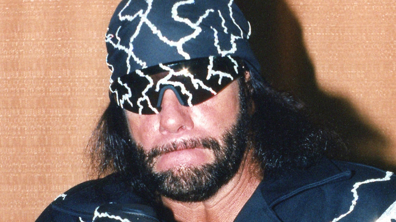 "Macho Man" Randy Savage rocks lightning inspired shades