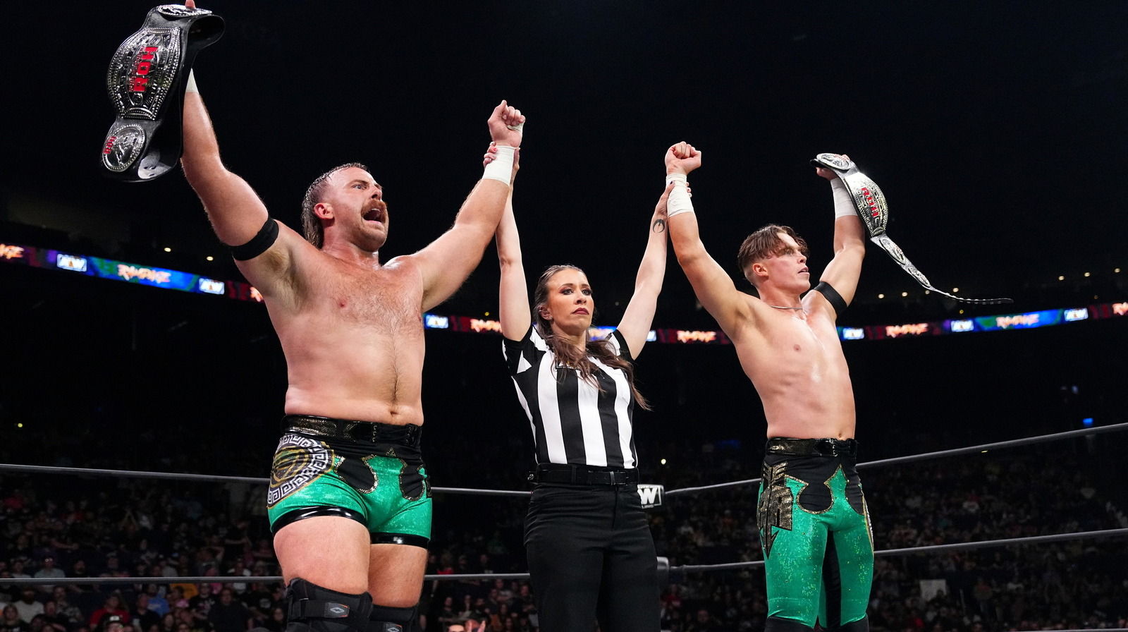 Aussie Open Retain ROH Tag Team Titles Against The Hardys On AEW Dynamite