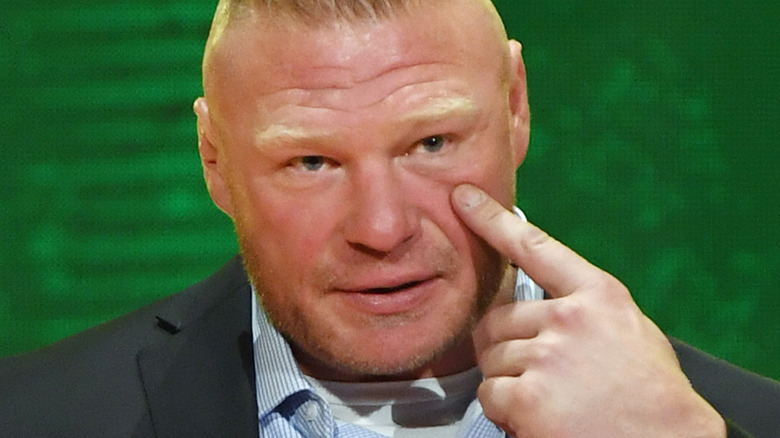 Brock Lesnar talking