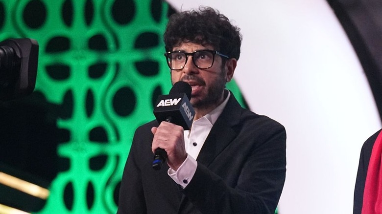 Tony Khan at AEW WrestleDream 2023