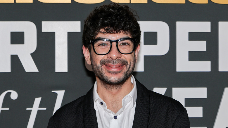 Tony Khan smiling