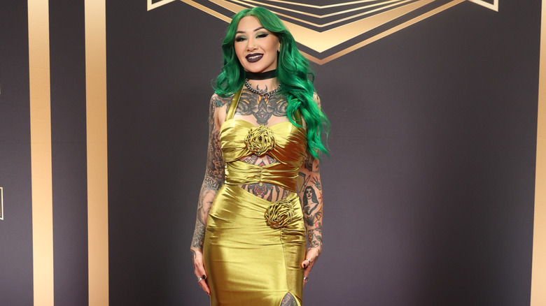 Shotzi attends WWE Hall of Fame