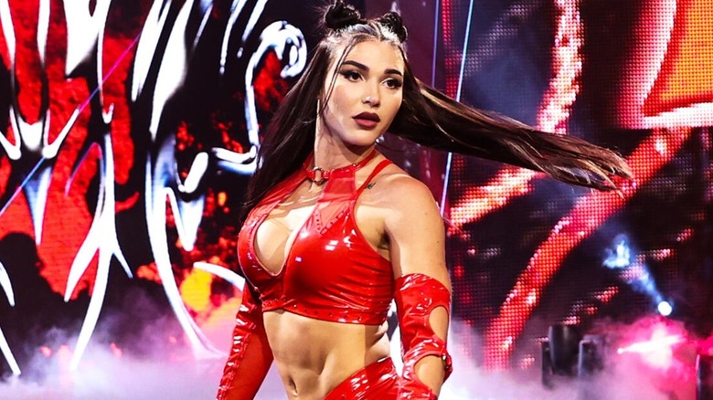 jazmyn nix making her entrance