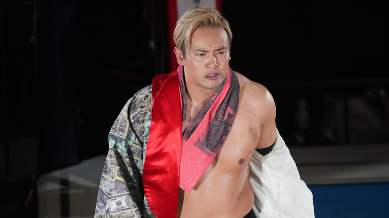 Kazuchika Okada in the ring 