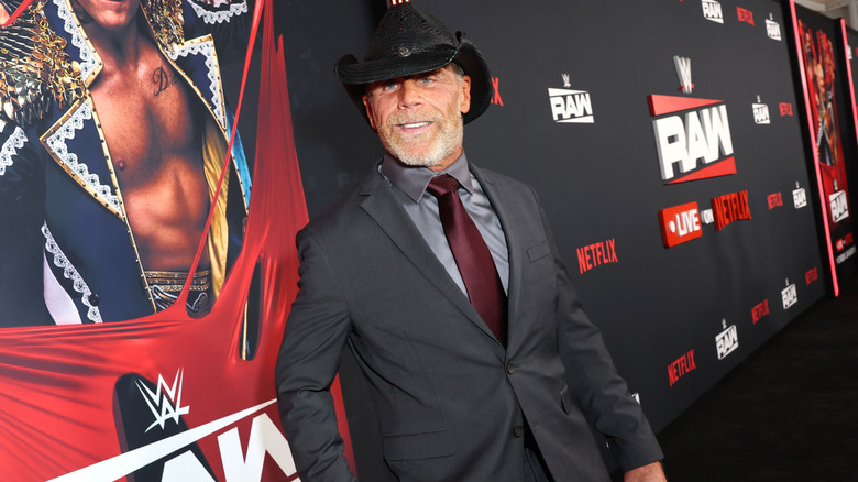 Shawn Michaels during the "Monday Night RAW" on Netflix premier
