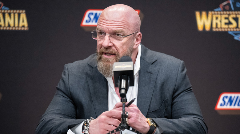 Triple H at WrestleMania 41 post-show press conference