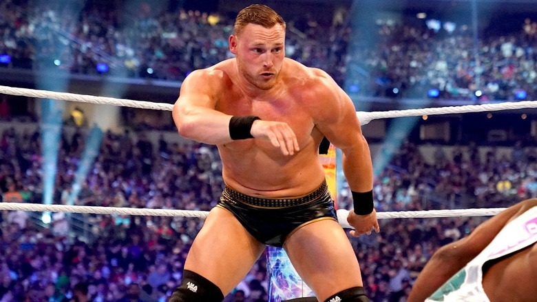 Ridge Holland at WWE WrestleMania 38