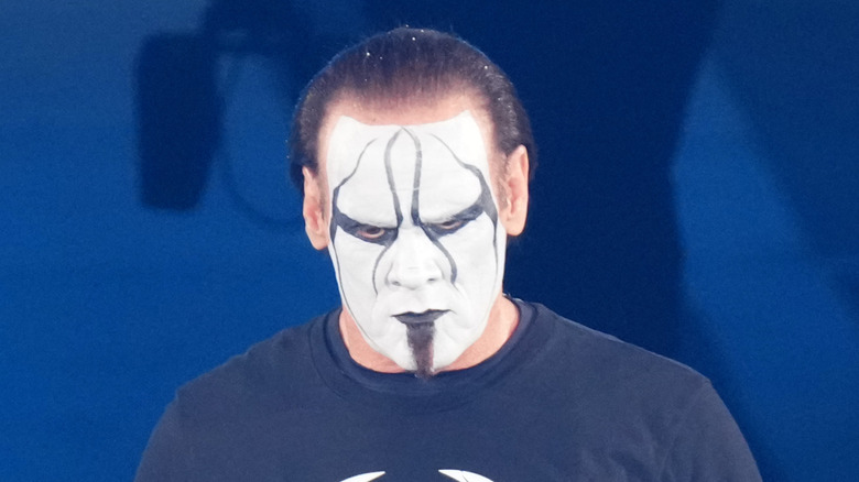 Sting makes his entrance