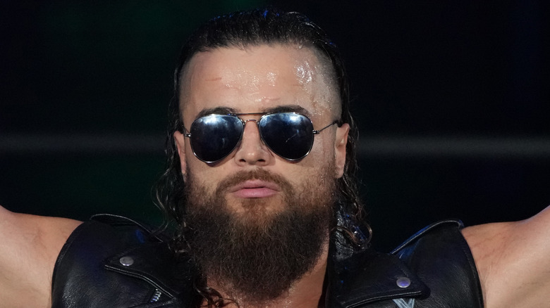 Juice Robinson wearing sunglasses