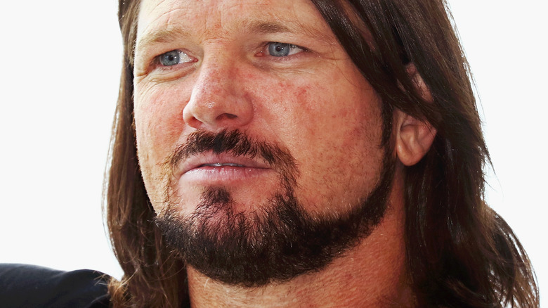 AJ Styles looking into the distance