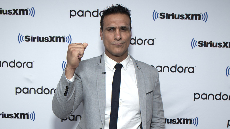 Alberto Del Rio makes fist