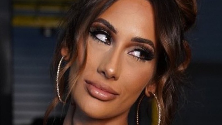 Carmella Backstage At WWE Raw