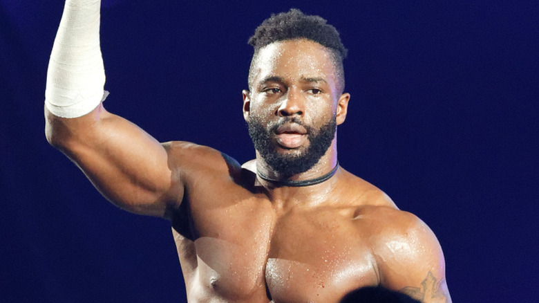 Cedric Alexander is raising his arm