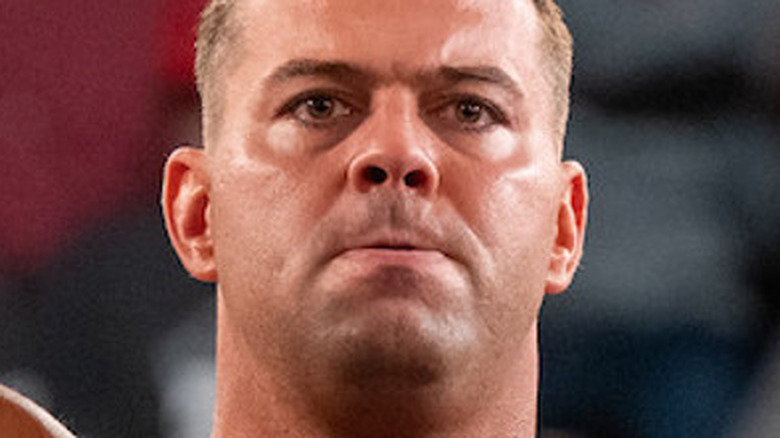 Davey Boy Smith Jr. Looking Serious 