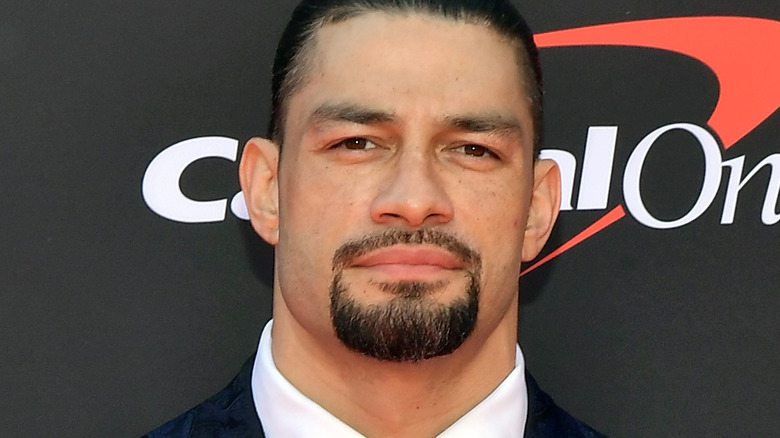 Roman Reigns Looking Serious