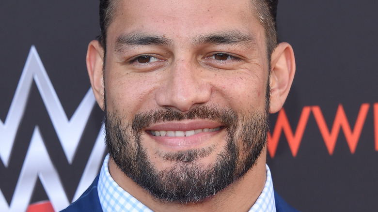 Roman Reigns smiling