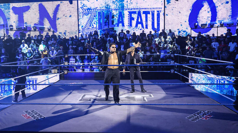 Zilla Fatu in the ring