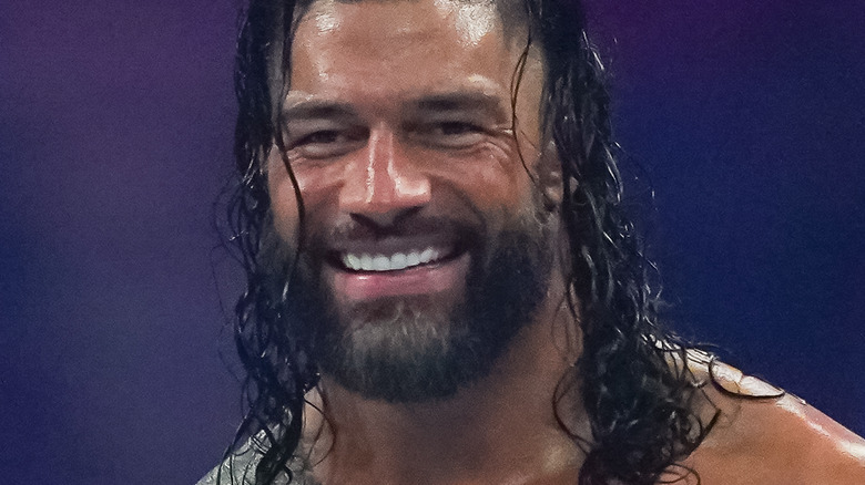 Roman Reigns smiling