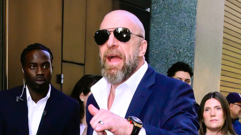 Triple H explaining why the WrestleMania promotional material has changed