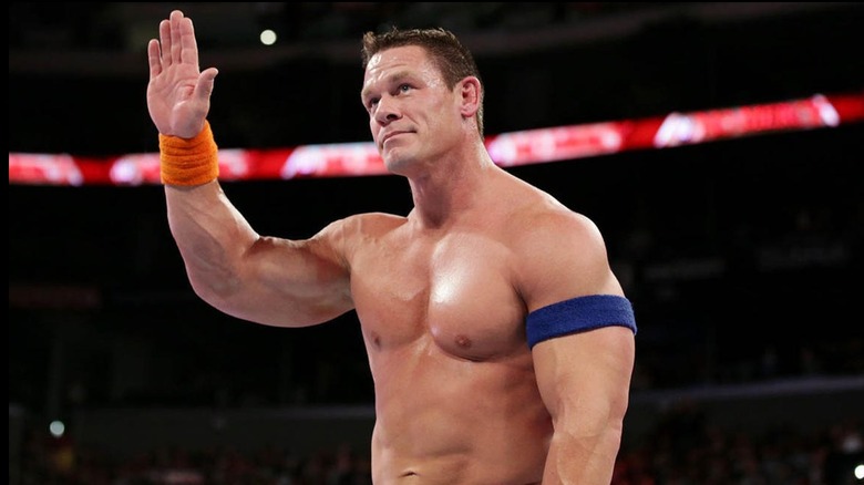 John Cena waving 