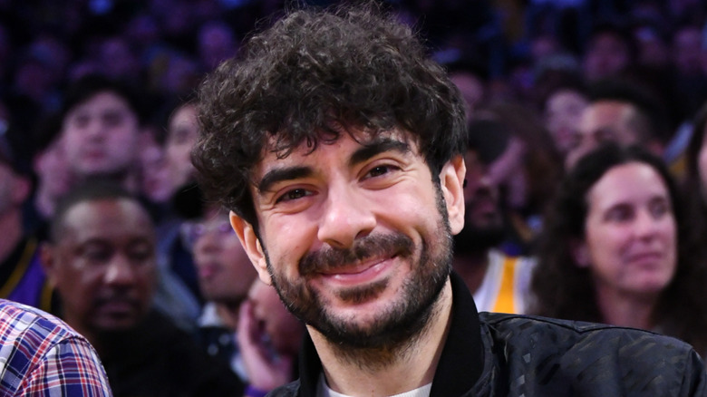 Tony Khan with a grin