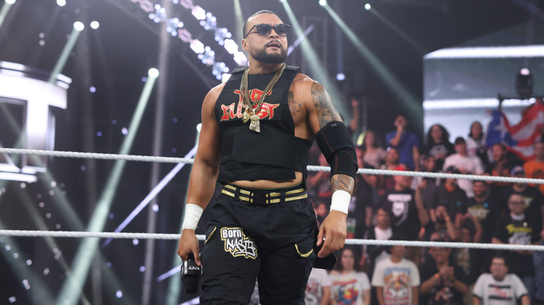 Mike Santana in the ring in WWE NXT