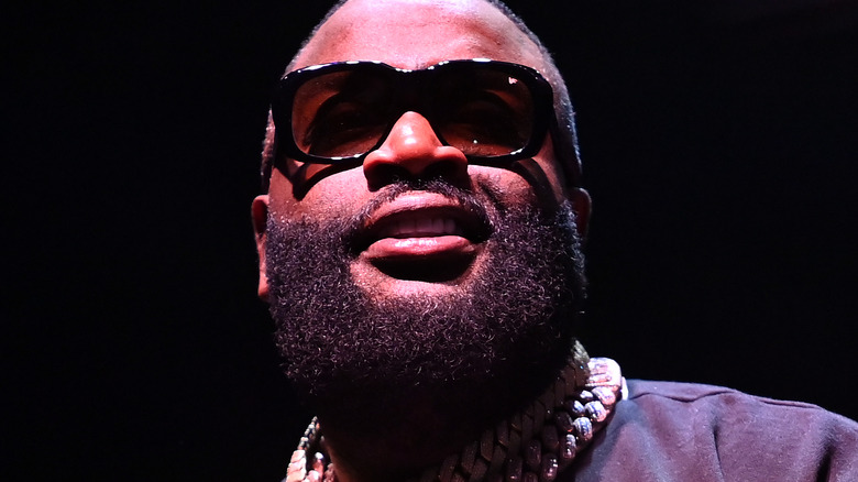 Rick Ross wearing sunglasses