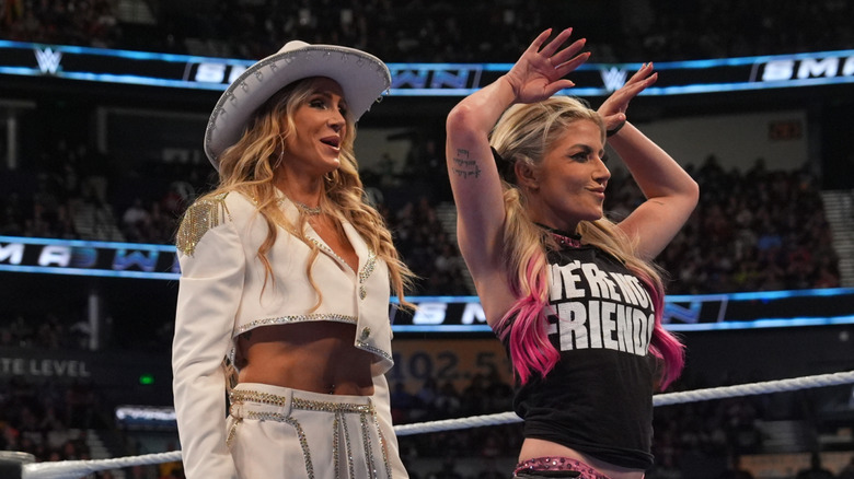 Charlotte Flair and Alexa Bliss on 