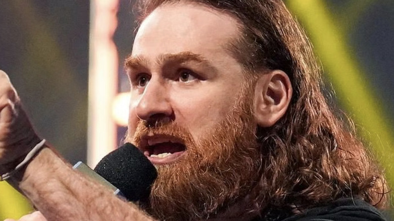 Sami Zayn speaking