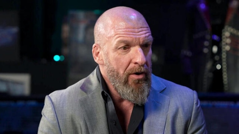Triple H talking