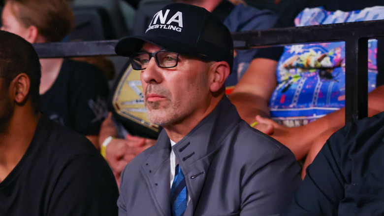 Carlos Silva with his TNA hat