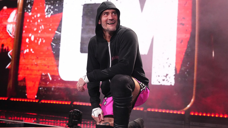 CM Punk smiling