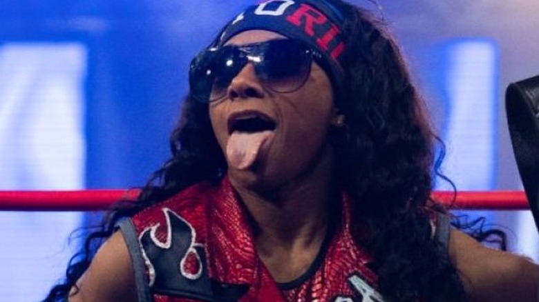 Tasha Steelz making IMPACT Wrestling entrance