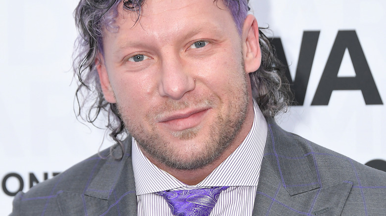 Kenny Omega on red carpet