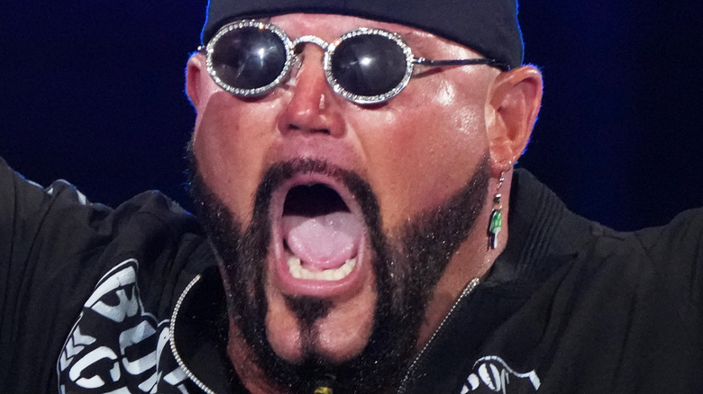 Luke Gallows shouting