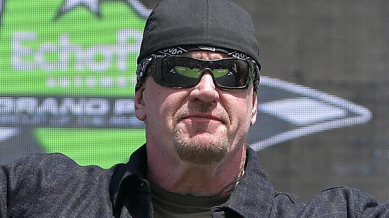 The Undertaker smiling