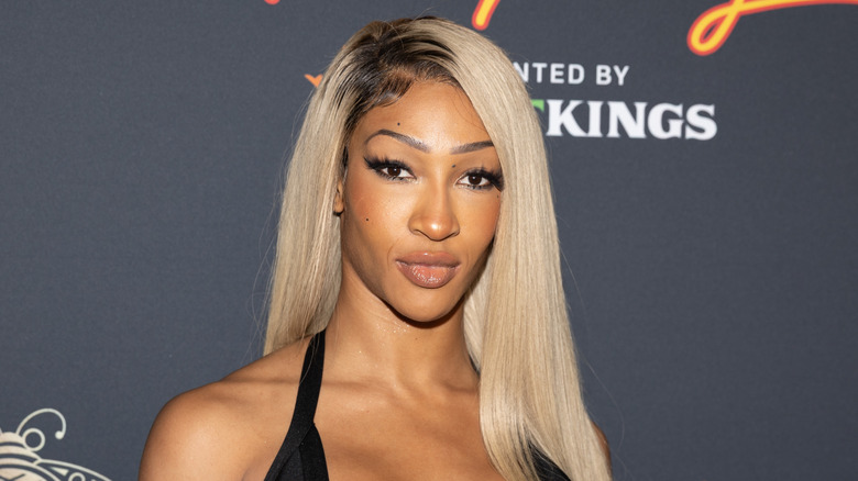 Mara Sade at a DraftKings event