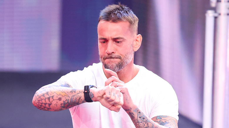 CM Punk at WWE Survivor Series WarGames