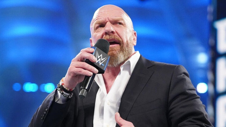 Triple H speaking