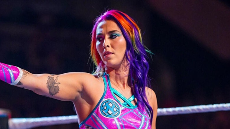 Nixon Newell when she was Tegan Nox in WWE