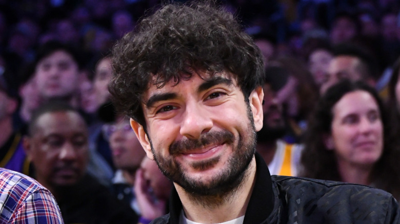 Tony Khan smiling