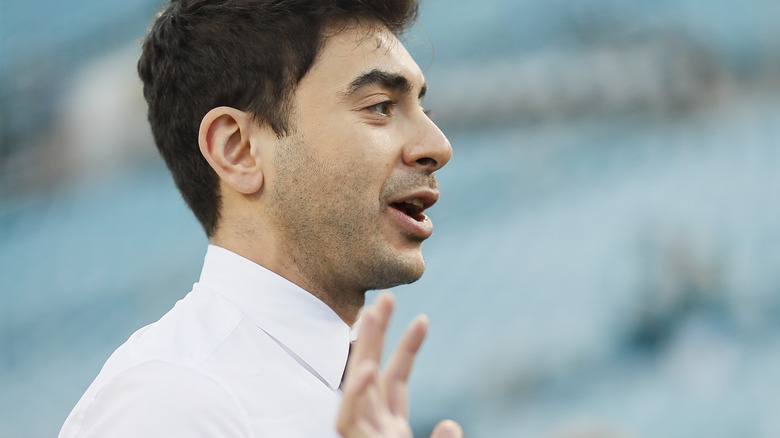 Tony Khan raises a hand