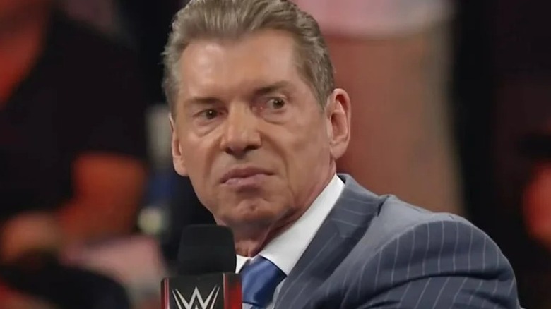 Vince McMahon speaks on "WWE Raw"