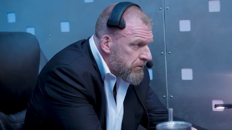 Triple H backstage in WWE