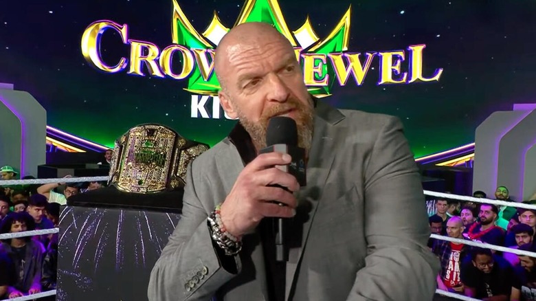 Triple H talking