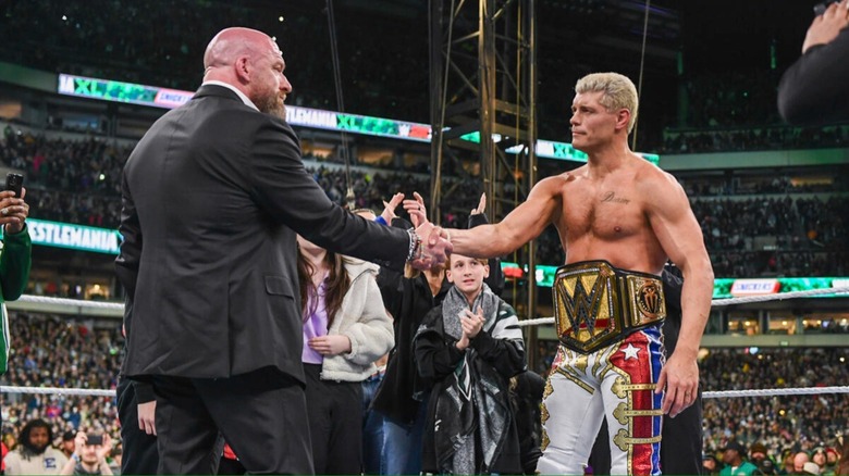 Triple H and Cody Rhodes