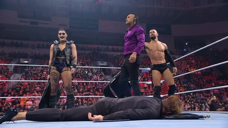 Damian Priest Finn Balor Rhea Ripley Edge WWE Raw The Judgement Day