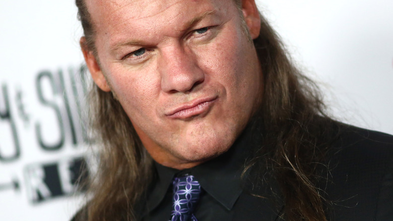 Chris Jericho pouting 