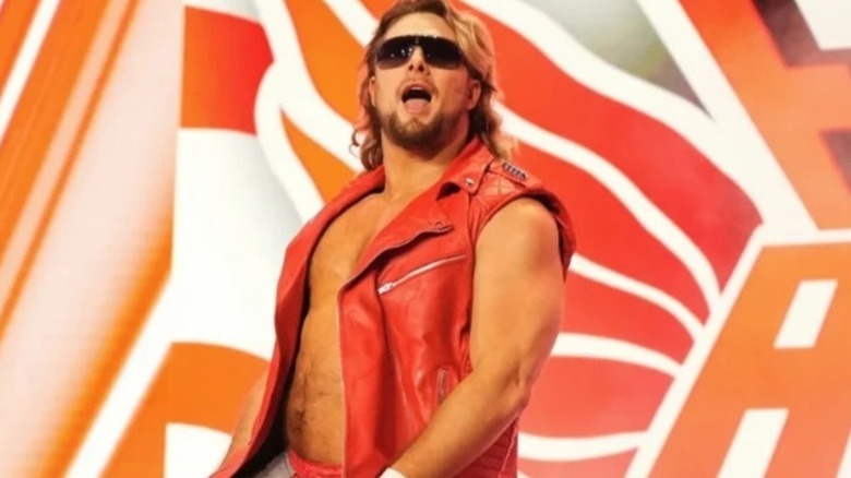 Brian Pillman Jr. poses in sunglasses