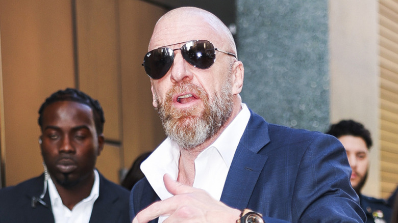 Triple H trying to explain his decision making
